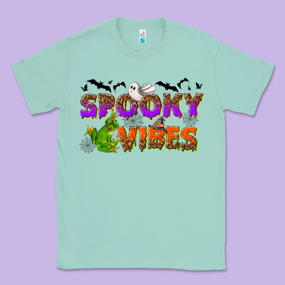 Spooky Vibes Classic Tee Designed By Nancycooperartshop