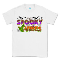 White Spooky vibes Classic Tee - NancyCooperArtShop