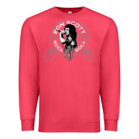 Cardinal Bon Scott Rock n' Roll Lion Shield Premium Sweatshirt - trangStudio