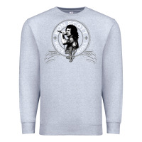Heather Grey Bon Scott Rock n' Roll Lion Shield Premium Sweatshirt - trangStudio