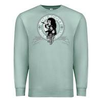 Seafoam Bon Scott Rock n' Roll Lion Shield Premium Sweatshirt - trangStudio