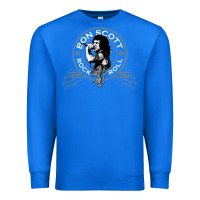 True Royal Bon Scott Rock n' Roll Lion Shield Premium Sweatshirt - trangStudio