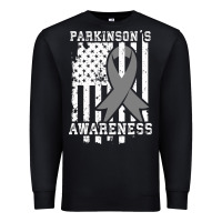 Black Parkinson's Disease Awareness T  Gift for PD Patients Premium Sweatshirt - trangStudio