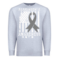 Heather Grey Parkinson's Disease Awareness T  Gift for PD Patients Premium Sweatshirt - trangStudio