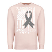 Pale Pink Parkinson's Disease Awareness T  Gift for PD Patients Premium Sweatshirt - trangStudio