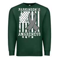Sports Green Parkinson's Disease Awareness T  Gift for PD Patients Premium Sweatshirt - trangStudio
