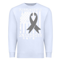 White Parkinson's Disease Awareness T  Gift for PD Patients Premium Sweatshirt - trangStudio