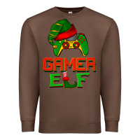 Chestnut Christmas gamer elf Premium Sweatshirt - BarkalooDesign