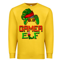 Lemon Christmas gamer elf Premium Sweatshirt - BarkalooDesign