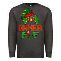 Smoke Christmas gamer elf Premium Sweatshirt - BarkalooDesign