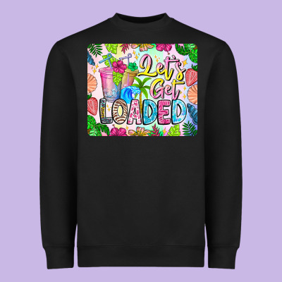 Lets Get Loaded Mouse Pad Heavyweight Sweatshirt Designed By Cowhidedigitalart