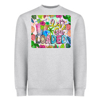 Heather Grey Lets Get Loaded Mouse Pad Heavyweight Sweatshirt - CowhideDigitalArt