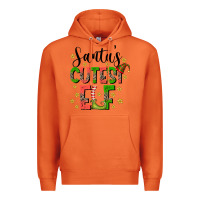 Carrot santas cutest elf Premium Hoodie - CowhideDigitalArt