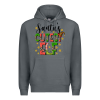 Rock santas cutest elf Premium Hoodie - CowhideDigitalArt