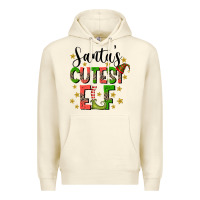 Sandshell santas cutest elf Premium Hoodie - CowhideDigitalArt