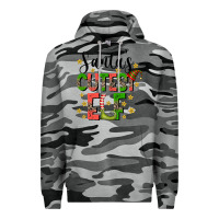 Slate Camo santas cutest elf Premium Hoodie - CowhideDigitalArt