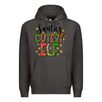 Smoke santas cutest elf Premium Hoodie - CowhideDigitalArt