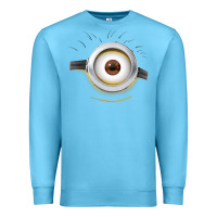 Ocean Blue Carl Side Smile Premium Sweatshirt - trangStudio