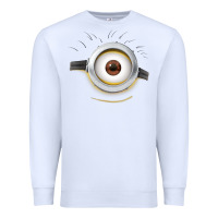 White Carl Side Smile Premium Sweatshirt - trangStudio