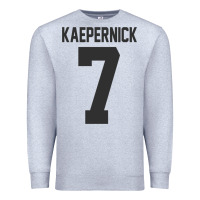 Heather Grey Men Colin Kaepernick Football 7 Gift Premium Sweatshirt - trangStudio