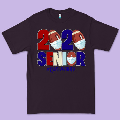 Quarantined Senior 2020 American Football Premium Tee Designed By Bettercallsaul