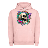 Pigment Salmon race skull Urban Hoodie - AdoDesignShop