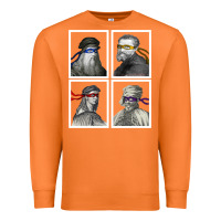 Carrot Ninja Artists Leonardo Donatello Raphael Michelangelo Parody Renaissan Premium Sweatshirt - trangStudio