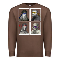 Chestnut Ninja Artists Leonardo Donatello Raphael Michelangelo Parody Renaissan Premium Sweatshirt - trangStudio