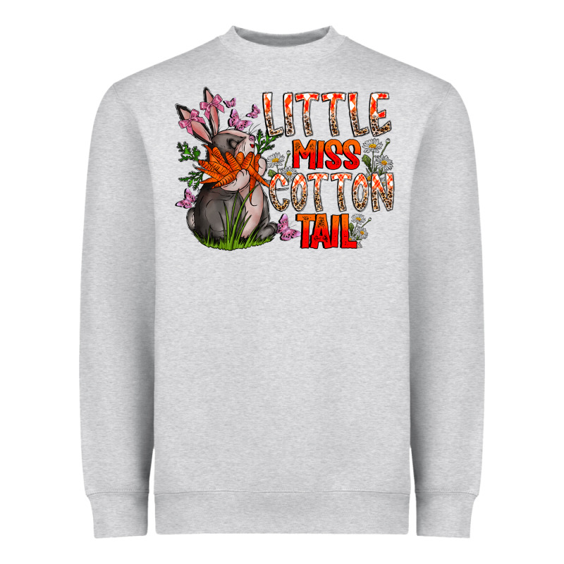 Little Miss Cotton Tail Heavyweight Sweatshirt by CowhideDigitalArt | Teevron