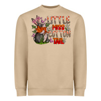 Mushroom Little Miss Cotton Tail Heavyweight Sweatshirt - CowhideDigitalArt