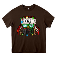 Chocolate Brown oh fudge christmas story Heavy Core Tee - Jasminsmagicworld