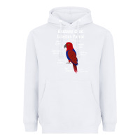 White Anatomy of a female Eclectus Parrot Heavyweight Hoodie - trangStudio
