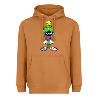 Meerkat Marvin The Martian Glitch Heavyweight Hoodie - trangStudio