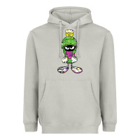 Moon Dust Marvin The Martian Glitch Heavyweight Hoodie - trangStudio