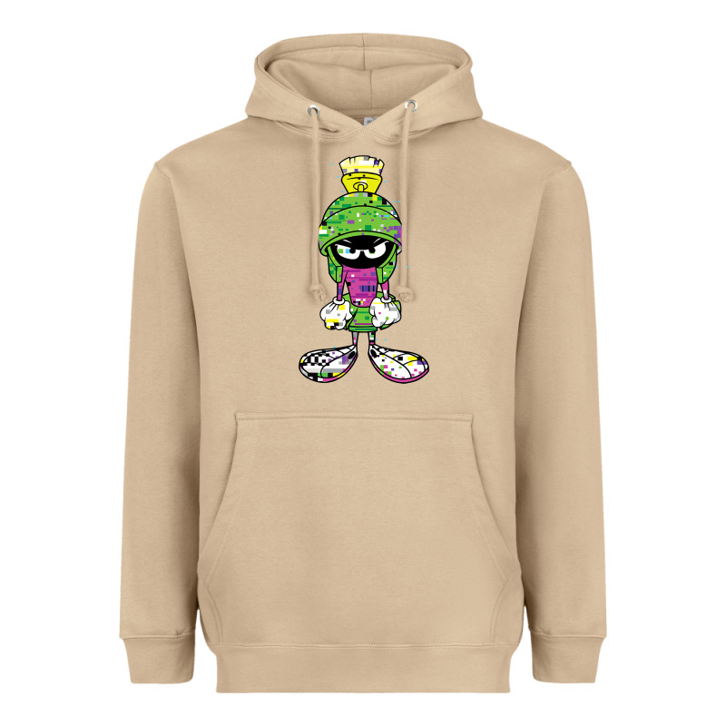 Marvin The Martian Glitch Heavyweight Hoodie by trangStudio | Teevron