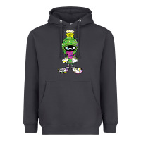 Smoke Marvin The Martian Glitch Heavyweight Hoodie - trangStudio