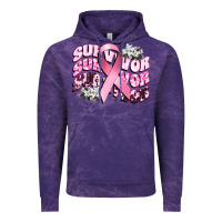 Cloud Purple survivor breast cancer Vintage Hoodie - CowGirlArtShop