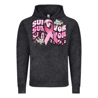 Vintage Black survivor breast cancer Vintage Hoodie - CowGirlArtShop