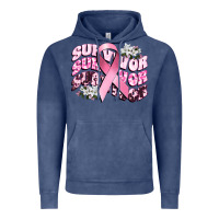 Vintage Denim survivor breast cancer Vintage Hoodie - CowGirlArtShop
