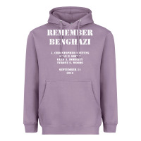 Lavender Remember Benghazi Patriotic For US Veteran Gift Heavyweight Hoodie - trangStudio