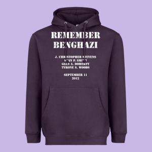 Remember Benghazi Patriotic For Us Veteran Gift Heavyweight Hoodie Designed By Trangstudio