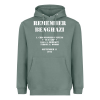 Sage Remember Benghazi Patriotic For US Veteran Gift Heavyweight Hoodie - trangStudio