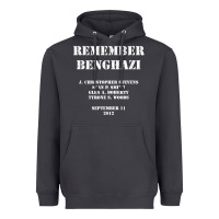 Smoke Remember Benghazi Patriotic For US Veteran Gift Heavyweight Hoodie - trangStudio