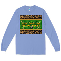 Colony Blue Dead inside but feeling lucky 20oz skinny tumbler Long Sleeve Tee - HowdyJamesFarm