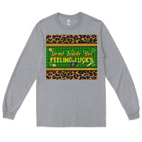 Dead Inside But Feeling Lucky 20oz Skinny Tumbler Long Sleeve Tee | Teevron