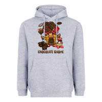 Heather Grey chocolate gnome Heavyweight Hoodie - BarkalooDesign