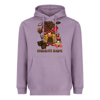 Lavender chocolate gnome Heavyweight Hoodie - BarkalooDesign