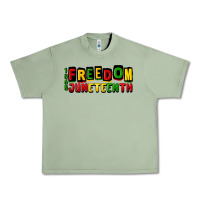 Oil Green freedom juneteenth Urban Heavy Tee - CowGirlArtShop