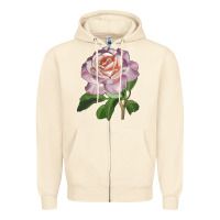 Sandshell belinda's blush rose Zipper Hoodie - LillyAllenDesigns