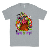Heather Grey Chick or treat Halloween Classic Tee - NancyCooperArtShop